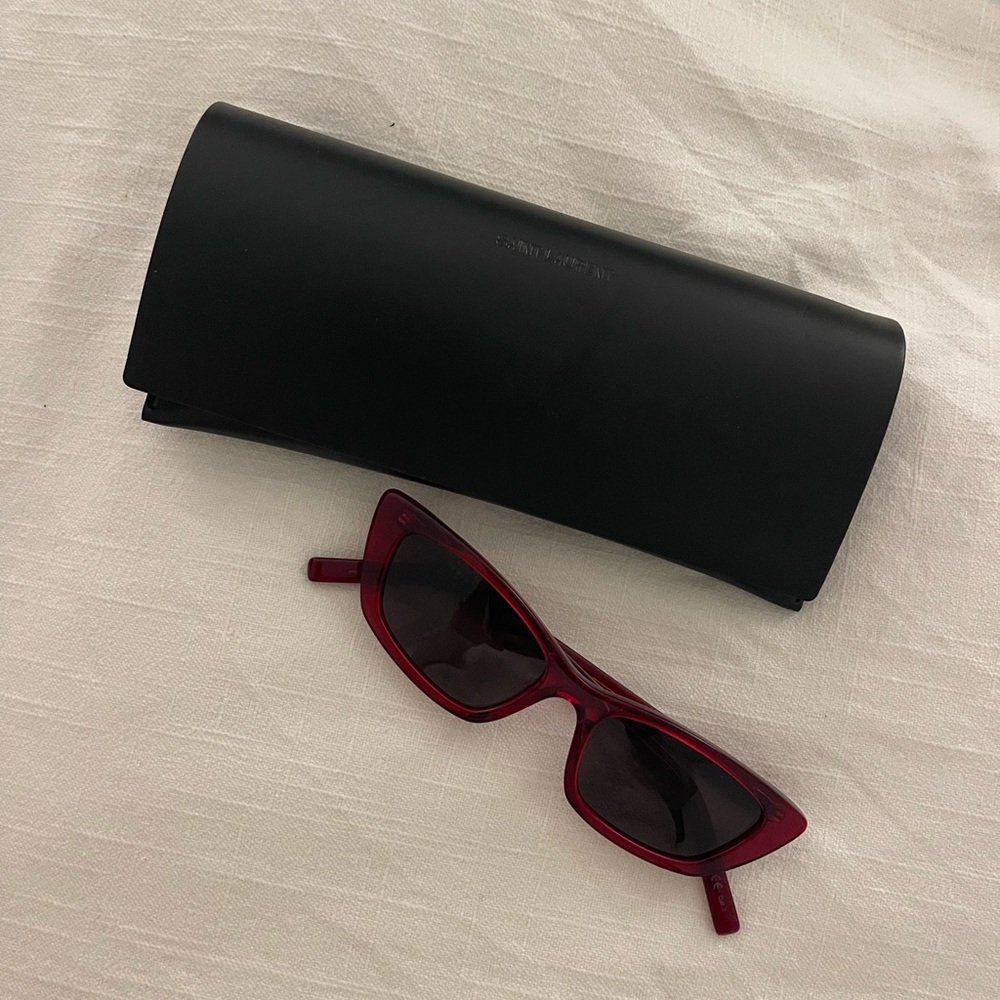 Yves Saint Laurent Red Sunglasses